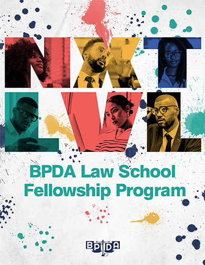 cover of the BPDA Law School Fellowship Program Brochure