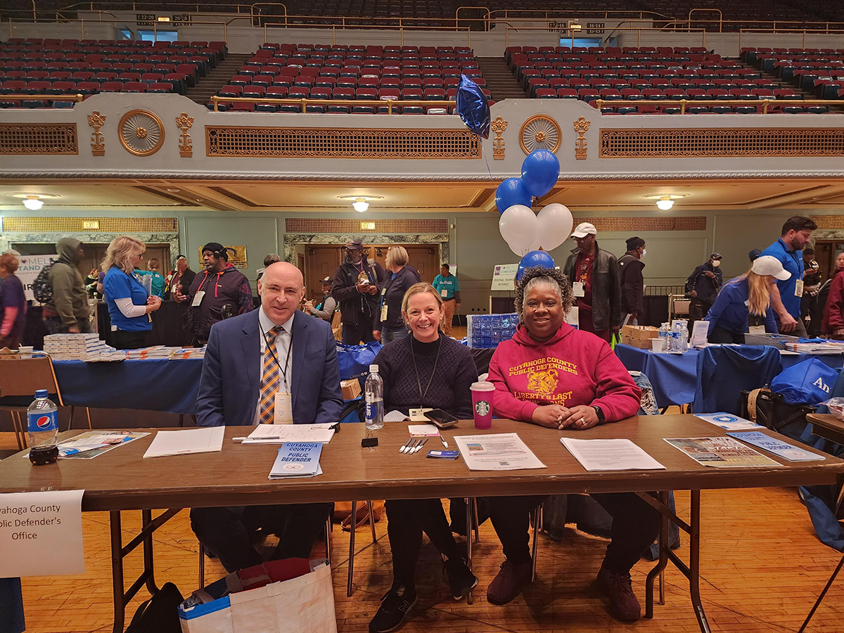 Public Defender Staff at the 2023 Homeless Standdown.